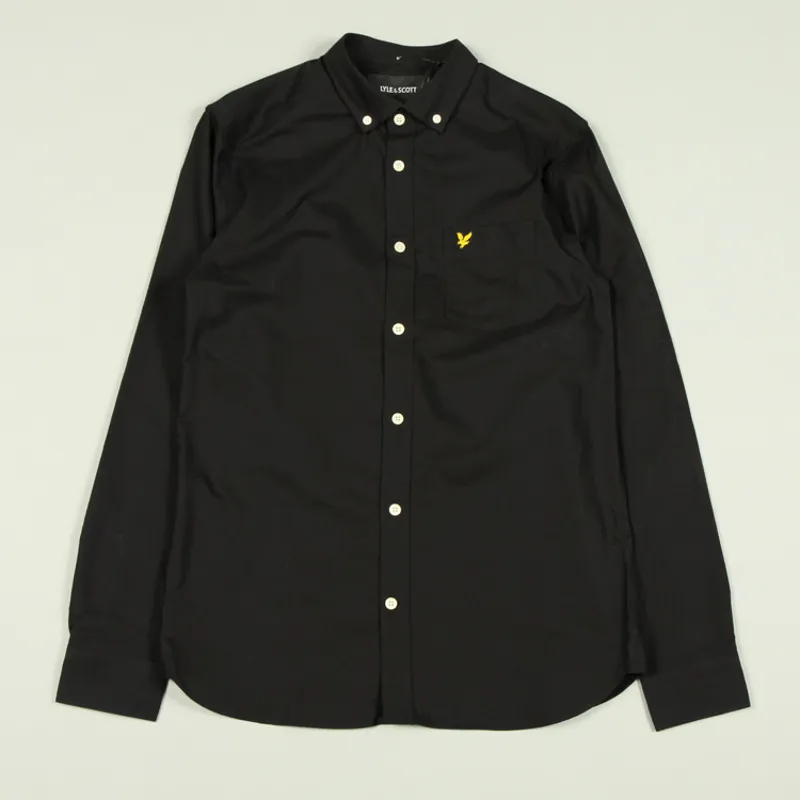 Lyle and Scott Oxford Shirt - True Black
